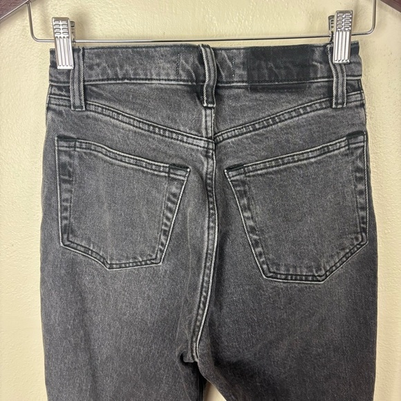 Abercrombie The 90's Relaxed Jean High Rise Curve Love In Black Women’s Sz 24 - Picture 3 of 5